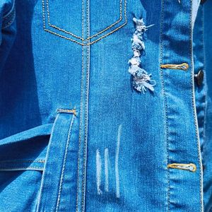 Distressed Blue Denim Jacket