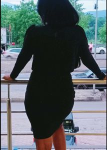 Sparkly Black Bodycon Dress