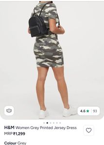 H&amp;M Camouflage Print Dress