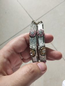 Last Price New Stone Metal Bangles