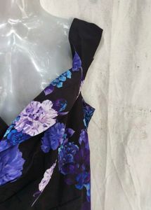 Floral Print Wrap Dress