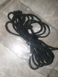 Black Braided Rope Cord
