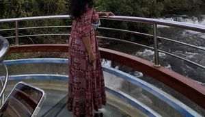 Pink maxi dress