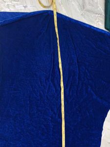 Royal Blue Velvet fabric piece