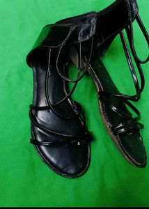 Strappy Black Gladiator Sandals
