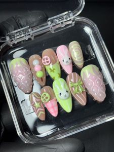 Cute Bunny Press-On Nails