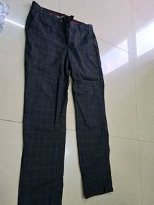 Checked Formal Pants
