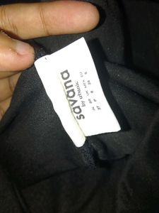 Low waisted black Flare Y2K tights (for short girl