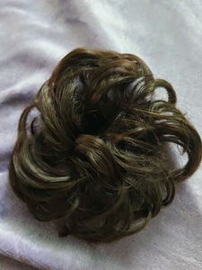 Brown Messy Hair Bun Extension