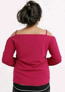Chic Off-Shoulder Long Sleeve Top