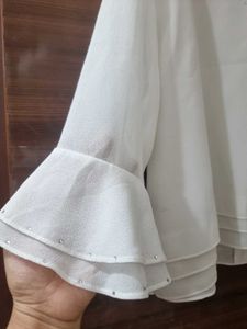 White Layered Top