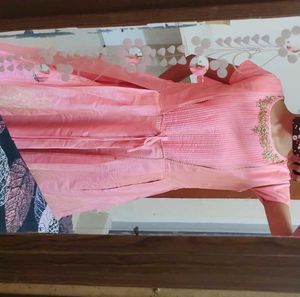gorgeous pink full dress