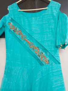Gown With Cold Shoulder Style