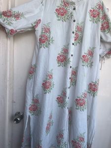Floral Print Kurta
