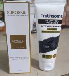 Truthsome Charcoal Scrub & Suroskie Cleanser