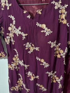 Elegant Embroidered Kurta