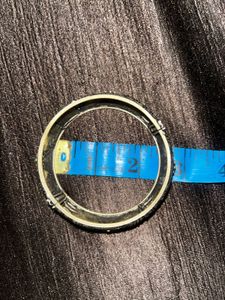 SILVER oxidized bangle