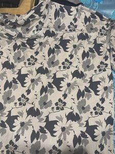Men's Floral Print Polo Shirt
