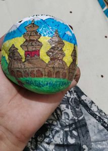 Hand-Painted Temple Rock