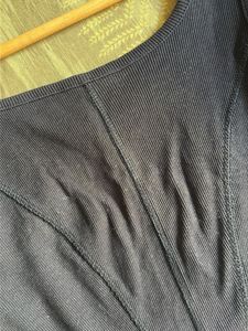 Black Corset Style Tank Top
