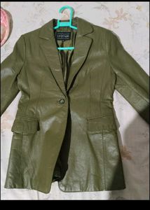 Leather Blazer