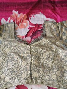 Elegant Brocade Blouse