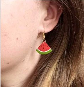Cute Watermelon Slice Earrings