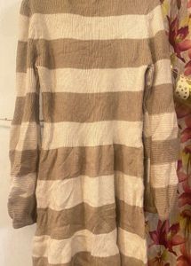 Striped Knit one piece sweater