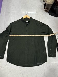 Old Money Dark Green Linen Shirt