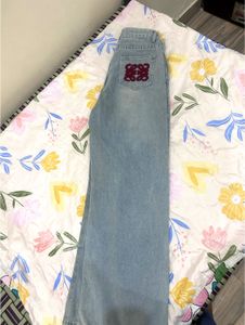 Wide leg jeans