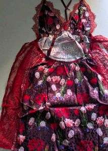 Floral Print Nighty combo