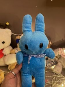 Blue Plush Bunny