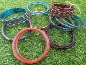 Assorted glass Bangles (25)