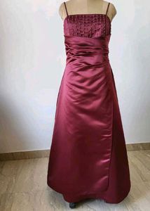 Elegant Satin Evening Gown