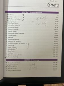 Forensic Medicine &amp; Toxicology
