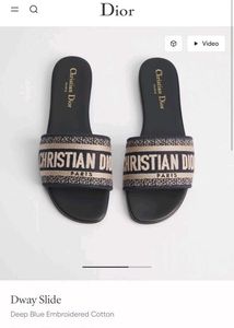CHRISTIAN DIOR DWAY SLIDES