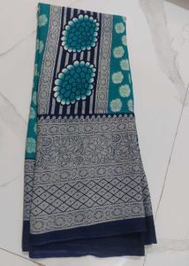 Floral Print Saree