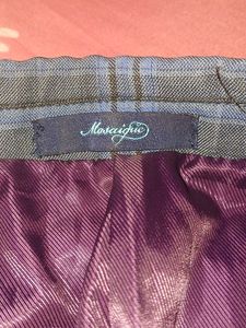 Men's Blue Plaid Blazer