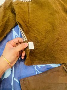 Vintage Kids' Brown Corduroy Outfit