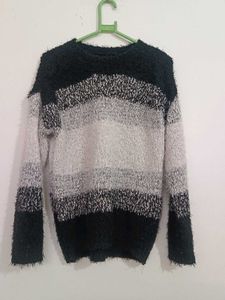 Cozy Striped Knit Sweater
