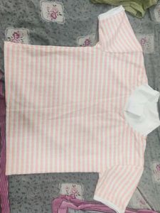 Striped Short Sleeve Top