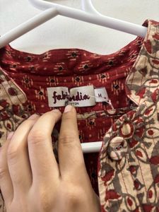 Fab India Cotton Nehru Jacket