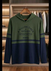 Men's Graphic Print Hoodie T-Shirt wintet