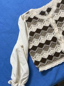 Crochet Knit Cardigan