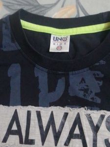 Graphic Print T-Shirt with touser