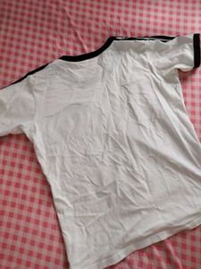 Cute Bow Detail White T-Shirt
