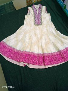 BIBA Girls Butterfly Flare Kurti (Size 32)