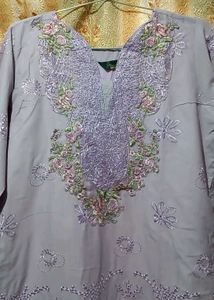 Beautiful Lavender Kurta Set