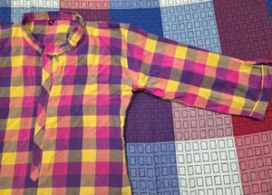 Vibrant Checked Kurta