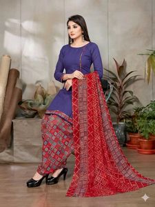Stylish Women's Kurta Set Fabric with Dupatta